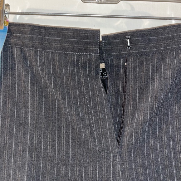 S.C. Basics women’s grey pinstripe dress slacks size 12 - Picture 4 of 6